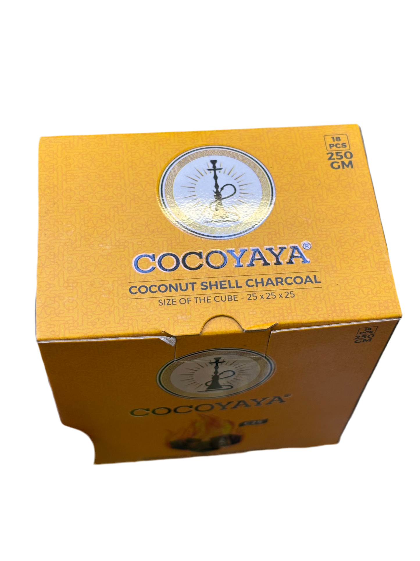 Cocoyaya Premium Hookah Charcoal – 250g (18 Pieces)